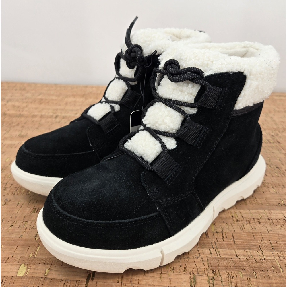 Sorel Explorer II Carnival Cozy Boots Womens 6 Waterproof Insulated Black